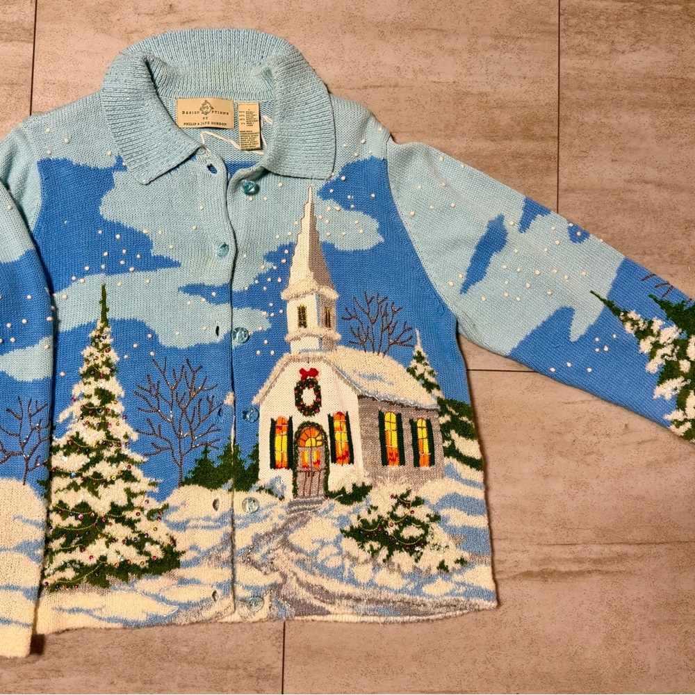 Charming Winter Wonderland Cardigan